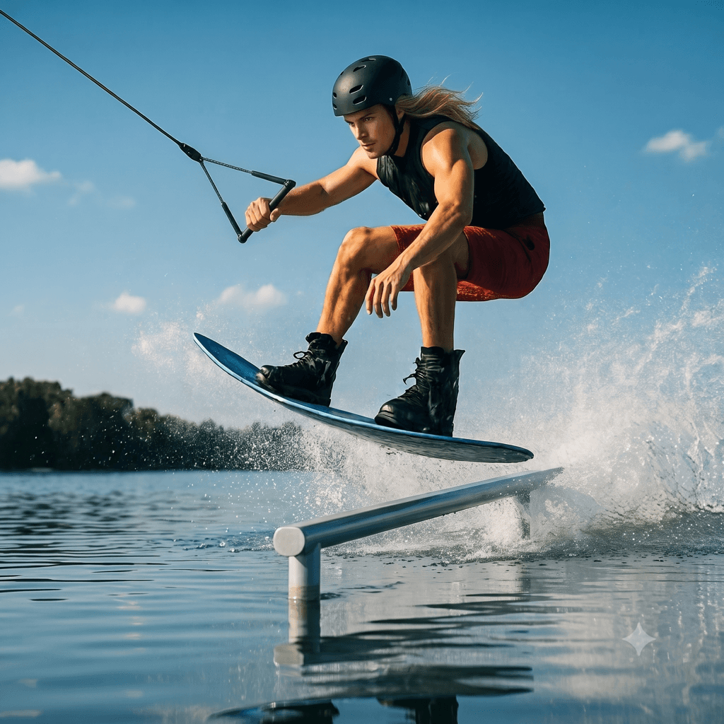 Rider w akcji - Wakeboard